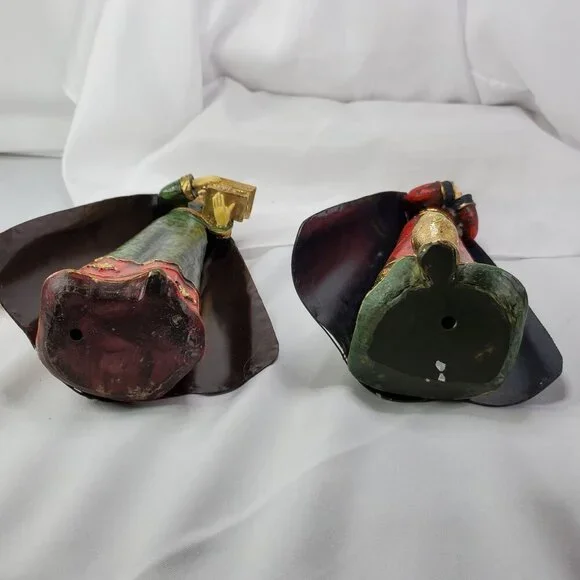 4 Hand-Painted Polystone Nativity Figurines Metal Capes Made in Italy 12" Tall - Picture 9 of 12